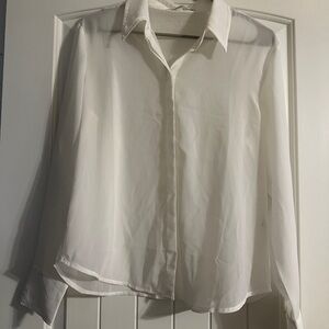 Abercrombie & Fitch White Dress Shirt Classic